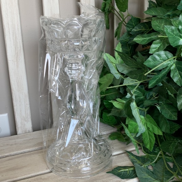 Vintage/Candle Holder Elegant Etched EUC. 
11” Tall ⭐️ LIKE NEW - Picture 10 of 12